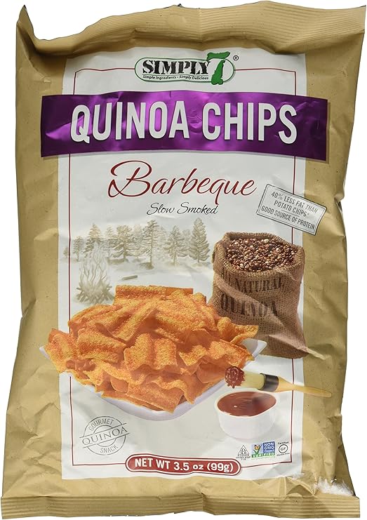Simply 7 Quinoa Chips Barbeque 3.5 oz Amazon.co.uk Grocery