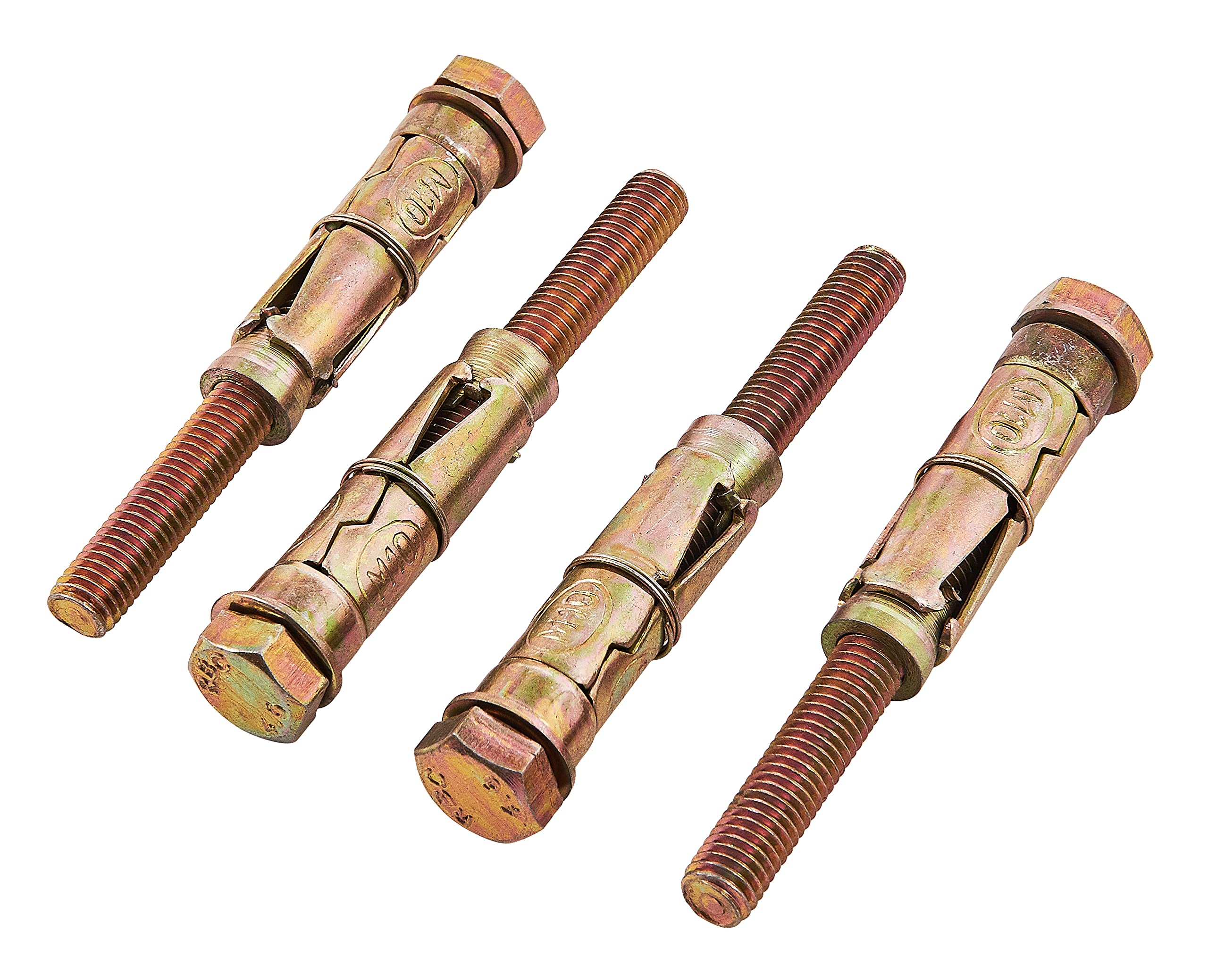 Amtech S5940 4 Piece M10 x 100mm expansion bolts