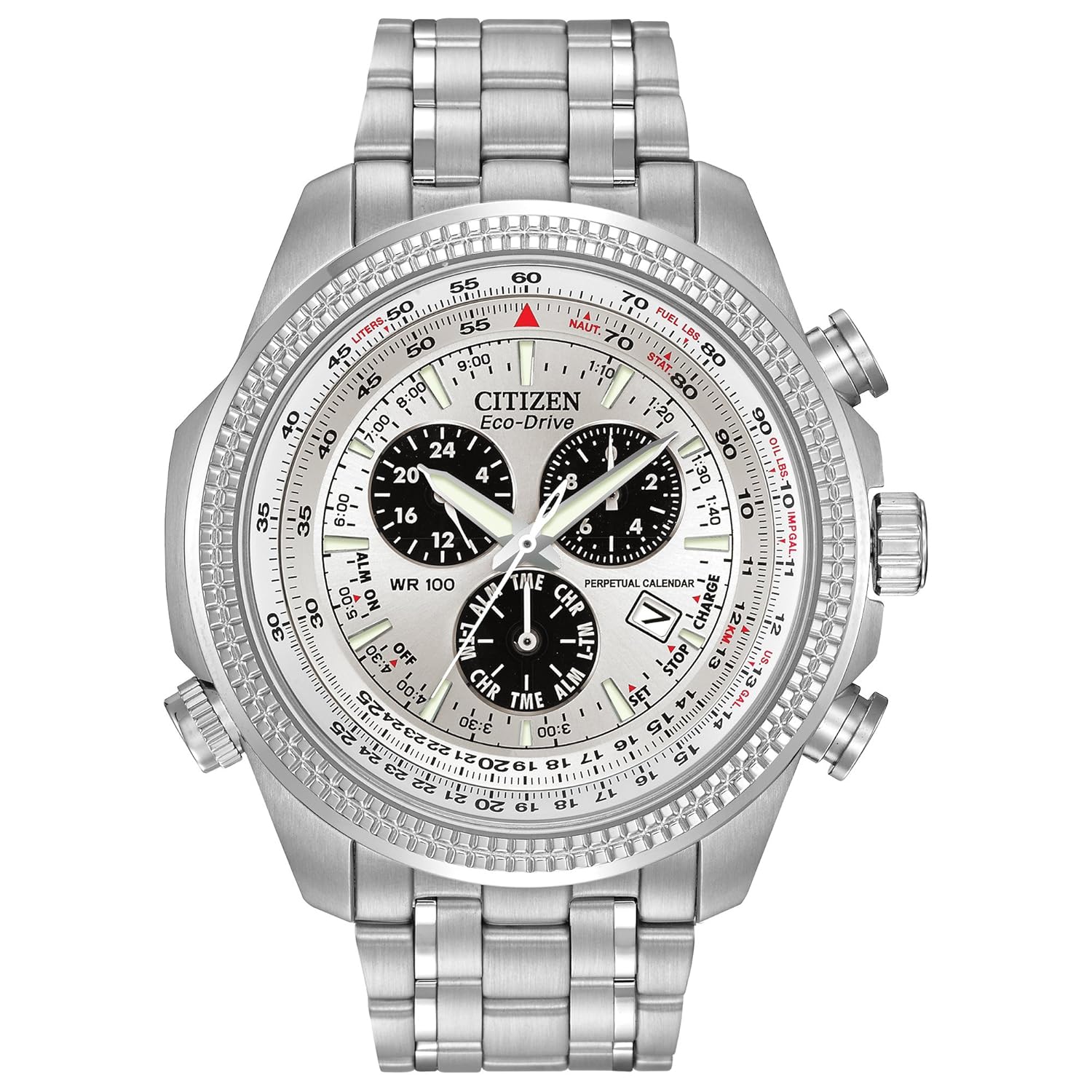 Amazon.com: Citizen Men's Eco-Drive Chronograph Watch with Perpetual  Calendar and Date, BL5400-52A: Citizen: Watches