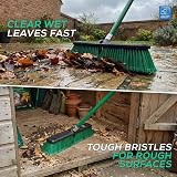 TDBS The Dustpan and Brush Store Stiff Yard Brush 18in Heavy Duty view 2