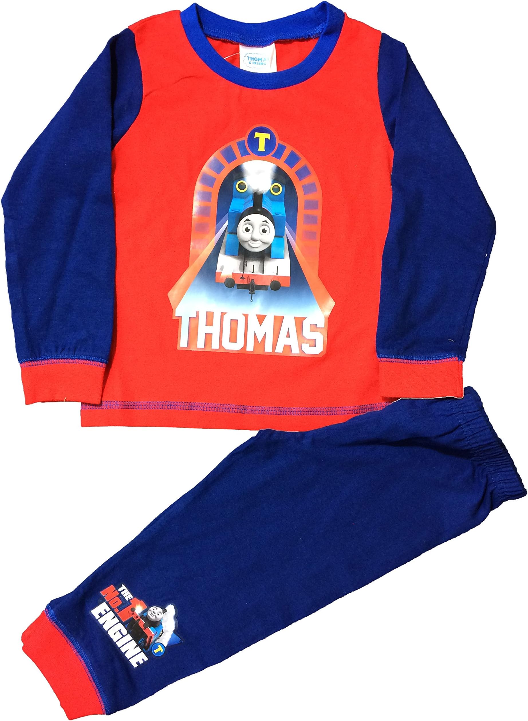 Boys Thomas The Tank Engine Pyjamas Pjs Ages 12 Months to 6 Years