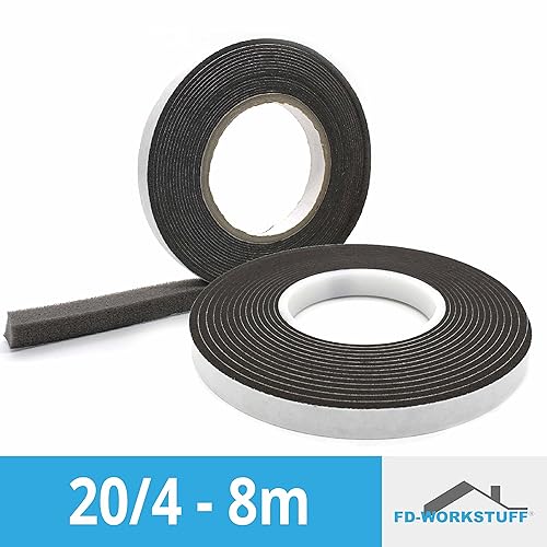 COMPRIBAND 20/4 Anthracite 8 m Roll Band Width 20 mm Expands from 4 to