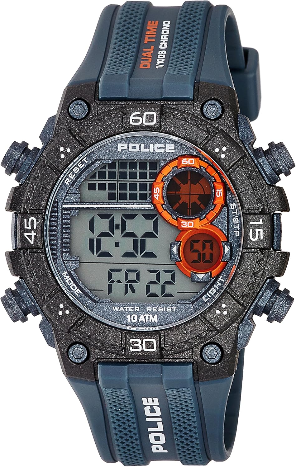Police Digital Black Dial Men's WatchPL14680JPGY04J Amazon.co.uk Watches