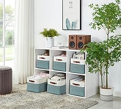 DECOMOMO Storage Bins Fabric Storage Baskets for