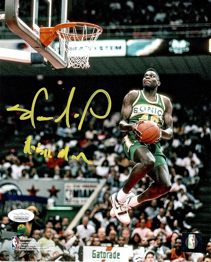 Shawn Kemp autographed signed inscribed 8x10 photo Seattle Supersonics