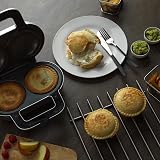Giles & Posner EK4082G Deep Fill Pie Maker Twin Non-Stick 9cm Pies view 2