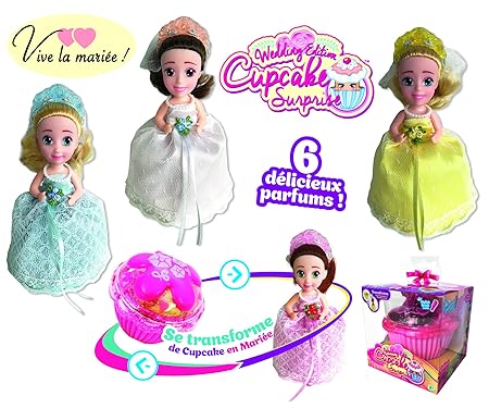 Cupcake Surprise – Hochzeit – Puppe Parfum, zufällige Modelle, Mehrfarbig, Einheitsgröße
