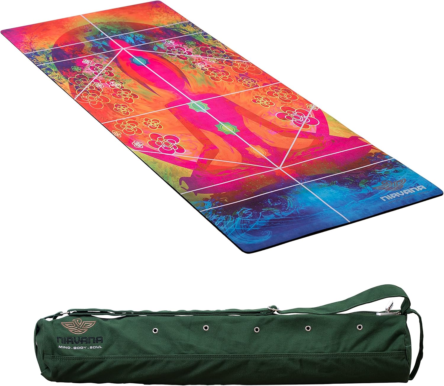 thick yoga mats with designs