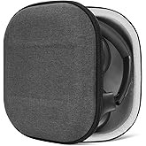 Geekria Shield Headphones Case Compatible with JBL Tune 750/710BT, Tour ONE M3, Everest 750NC, Replacement Hard Shell Travel Carrying Bag with Cable Storage (Dark Grey)