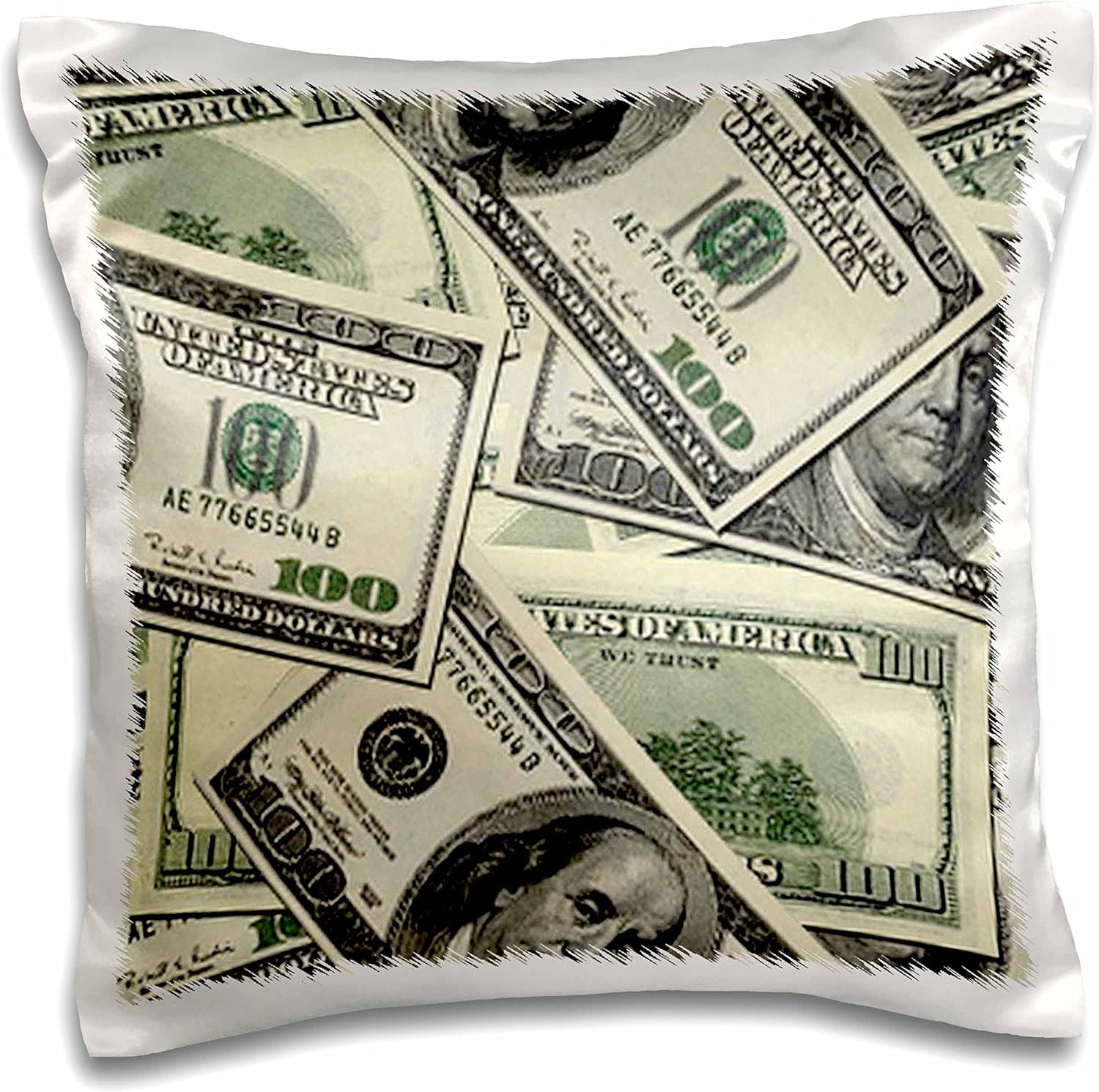 Amazon Com 3d Rose Pc 63043 1 100 Dollar Bill Pattern Pillow