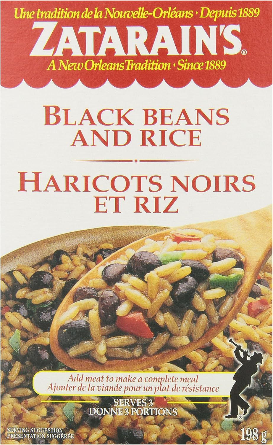 Zatarain's a New Orleans Tradition, Black Beans & Rice, 198g Amazon.ca