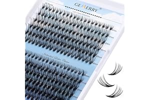 GEMERRY Lash Clusters 280pcs Cluster Lashes 30D 40D Individual Lashes DIY Eyelash Extension D Curl Individual Eyelash Extensi
