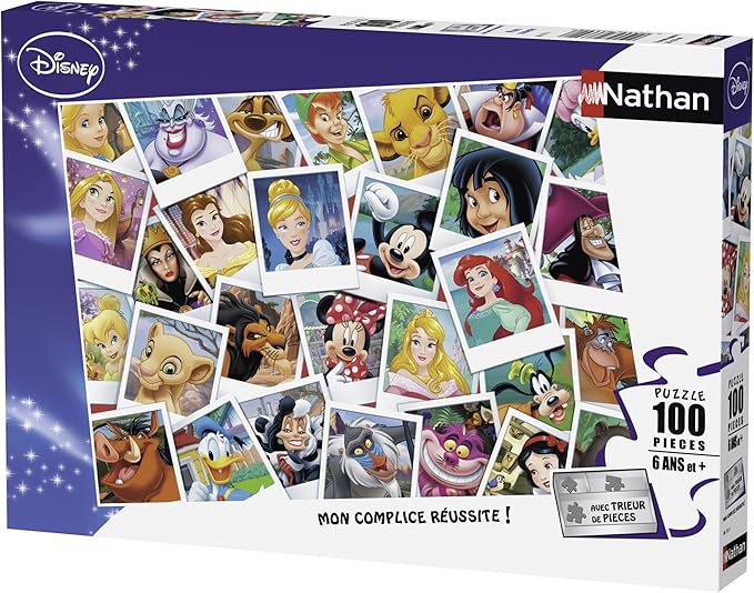 Nathan 86737 Puzzle Disney multipropriété 100 pièces Amazon.fr