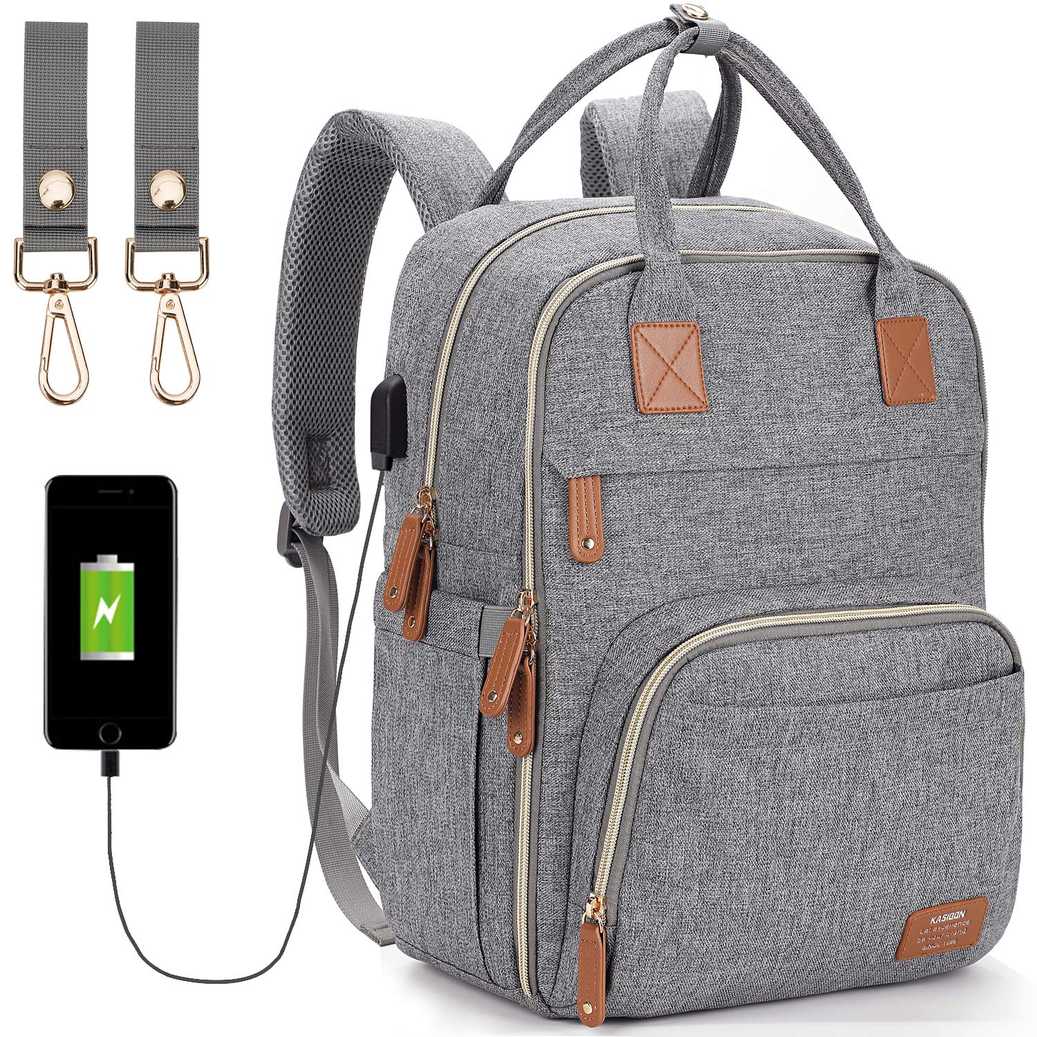 diaper bag with usb charger