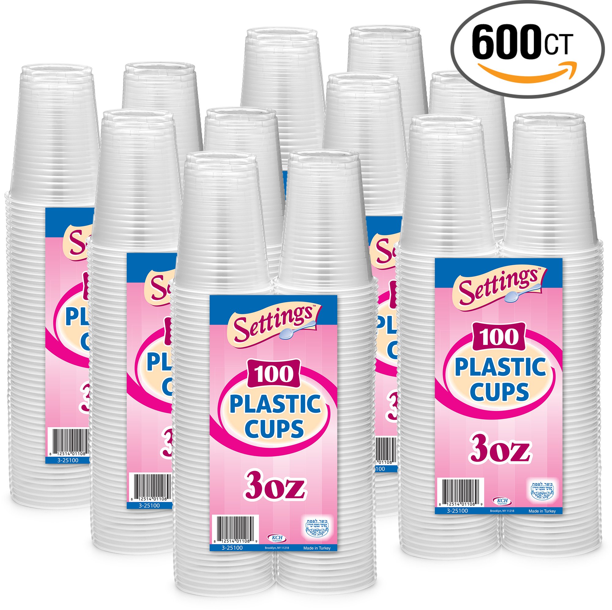 Setting 3 Oz. Disposable Plastic Cups (600 CT) 600 CT 724519252780 eBay