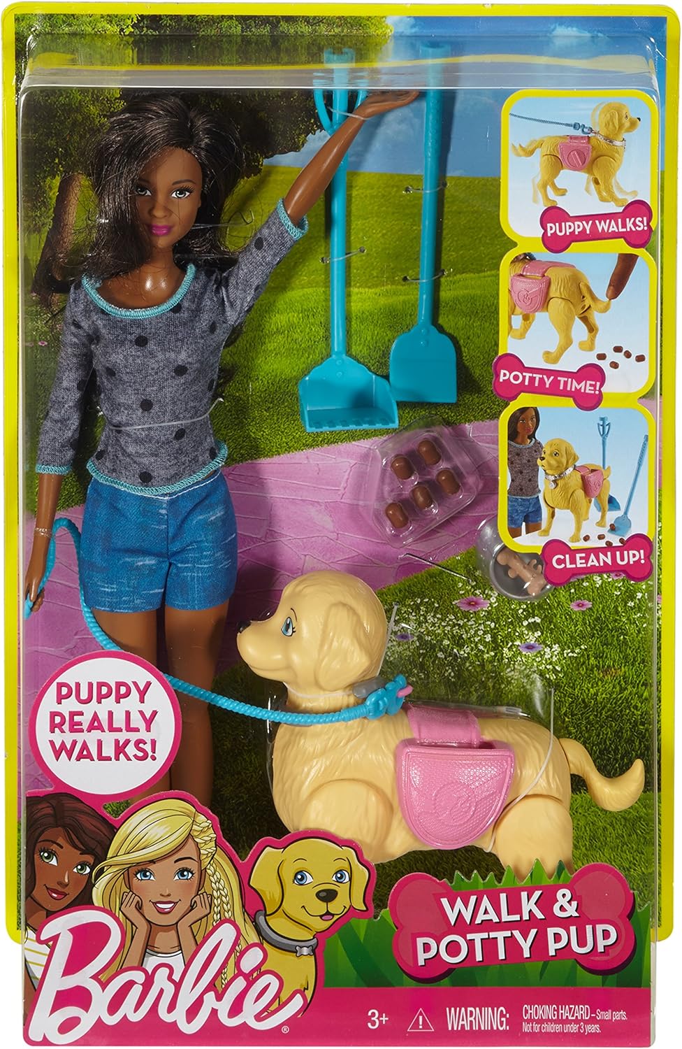 barbie walk & potty pup