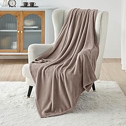 Bedsure GentleSoft Fleece Throw Blanket for Couch