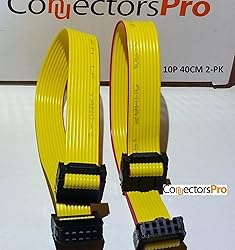 Connectors Pro 40cm 15" Length 2-Pack 10 Pins