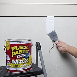 Flex Paste MAX, 12 lb Can, White, Waterproof