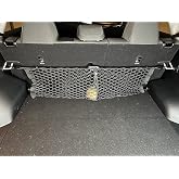 Rear Envelope Style Trunk Mesh Cargo Net for Kia Seltos S LX EX SX 2021-2025 - Premium Trunk Organizer and Storage - Luggage Net for Crossover - Best Car Organizer for Kia Seltos
