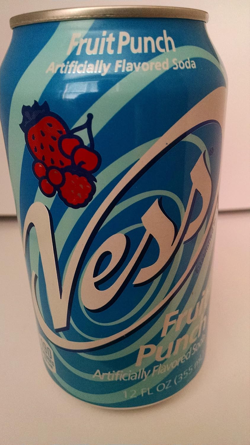 Vess Soda Fruit Punch 12 Ounce Cans 12 Per Case Grocery