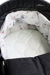 Elternstolz Universal Kinderwagen-Matratze-Einlage 75x29 cm Belüftet Ökotex Klimakanäle Tenzel Dry Effekt Alvi Z.B. Für Hartan Kombitasche Softtasche Wanne