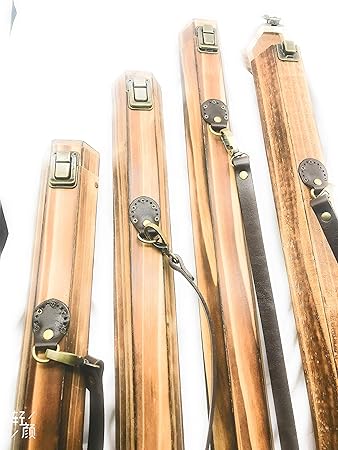 Amazon Zhu 木製フライロッドケース Zhu ロッド 竿