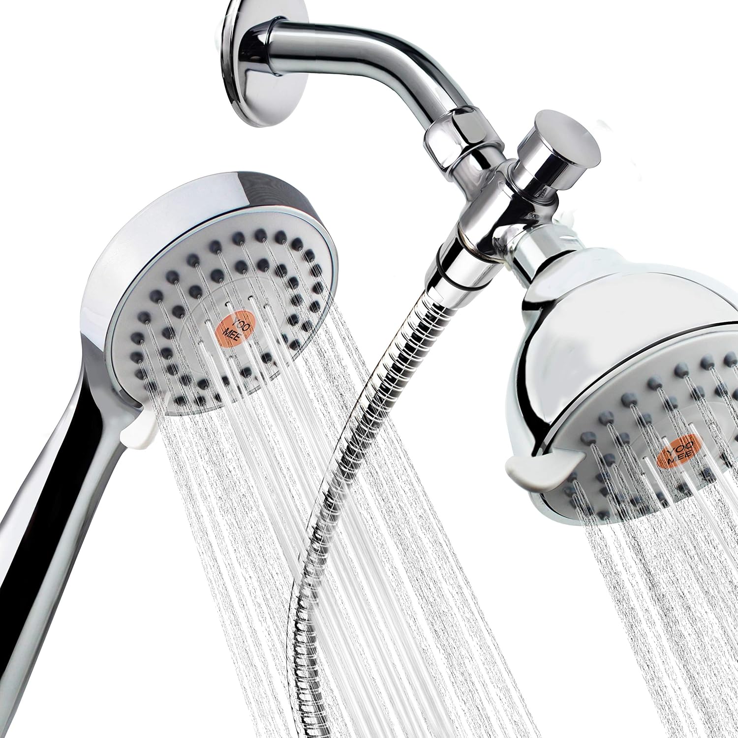 YOO.MEE High Pressure Shower Combo Set, w/Powerful Pressure Handheld
