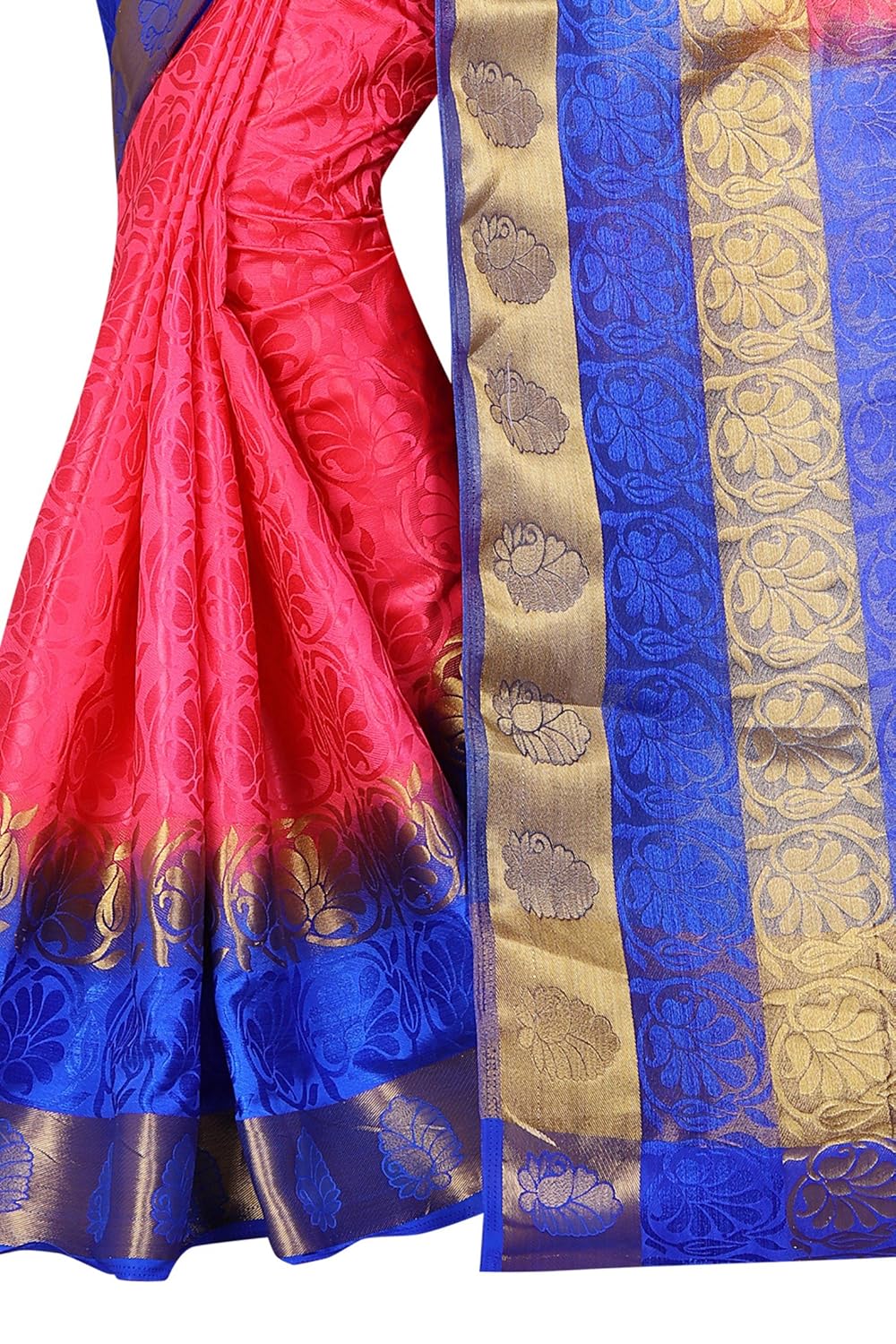 dealsure women's multicolor banarasi silk saree