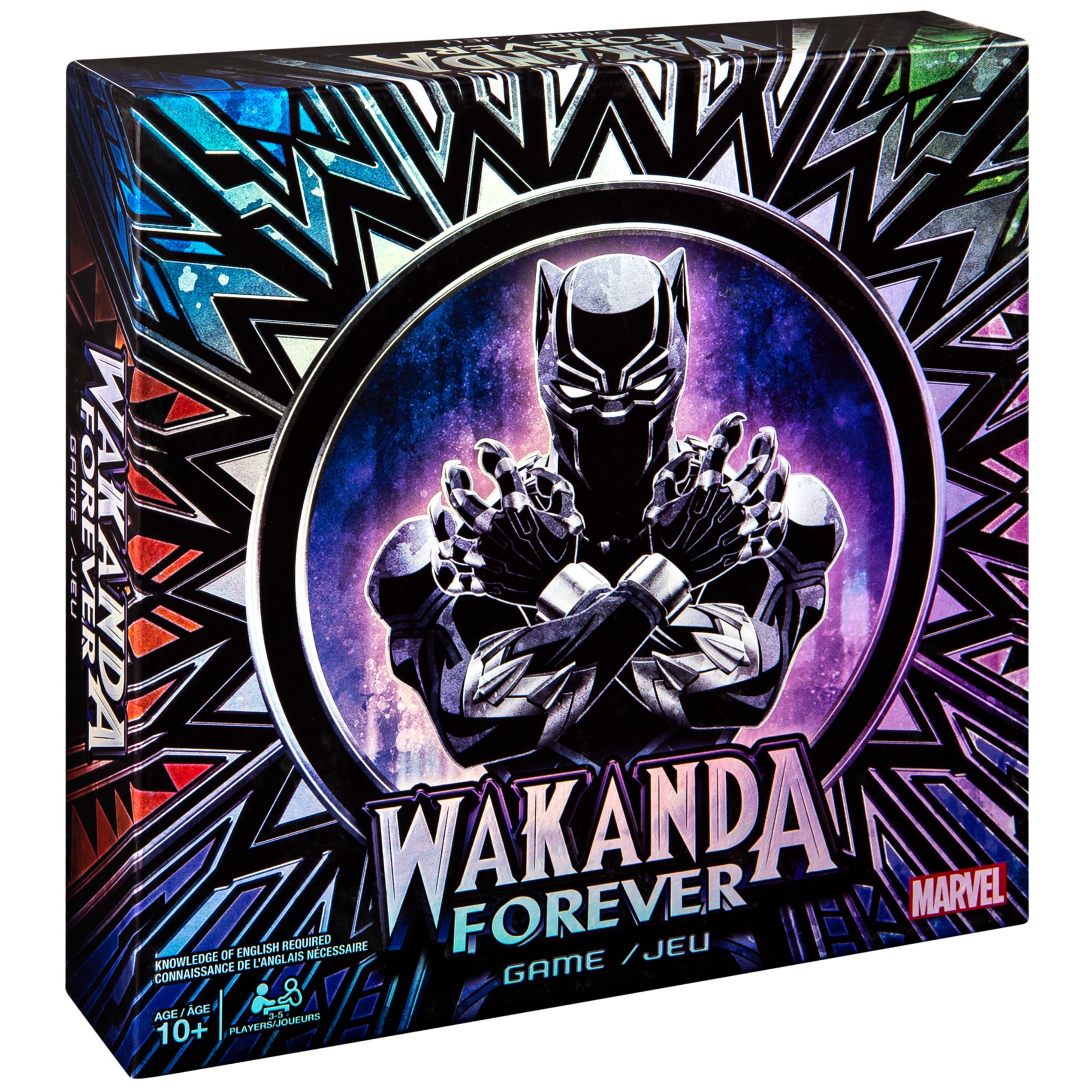 Spin Master Games Marvel Wakanda Forever, Black Panther Dice-Rolling Game for Families, Teens and Adults