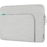 Lacdo Laptop Sleeve Case for 16 inch New MacBook Pro M4/M3/M2/M1 Pro/Max A3403 A3186 A2991 A2780 A2485 A2141 2024-2019 | 15" MacBook Pro 2012-2018 | 15" Surface Laptop 7th/6/5/4/3 Computer Bag, Gray