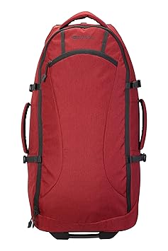 Mountain Warehouse Voyager Wheelie 50-l-Rucksack - Mehrere Taschen, strapazierfähiger Rucksack, Schulterriemen, Tagesrucksack