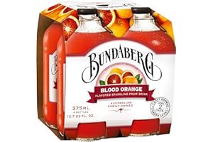 Bundaberg Sparking Fruit Drink, Blood Orange, 12.7 fl oz, 4 Count