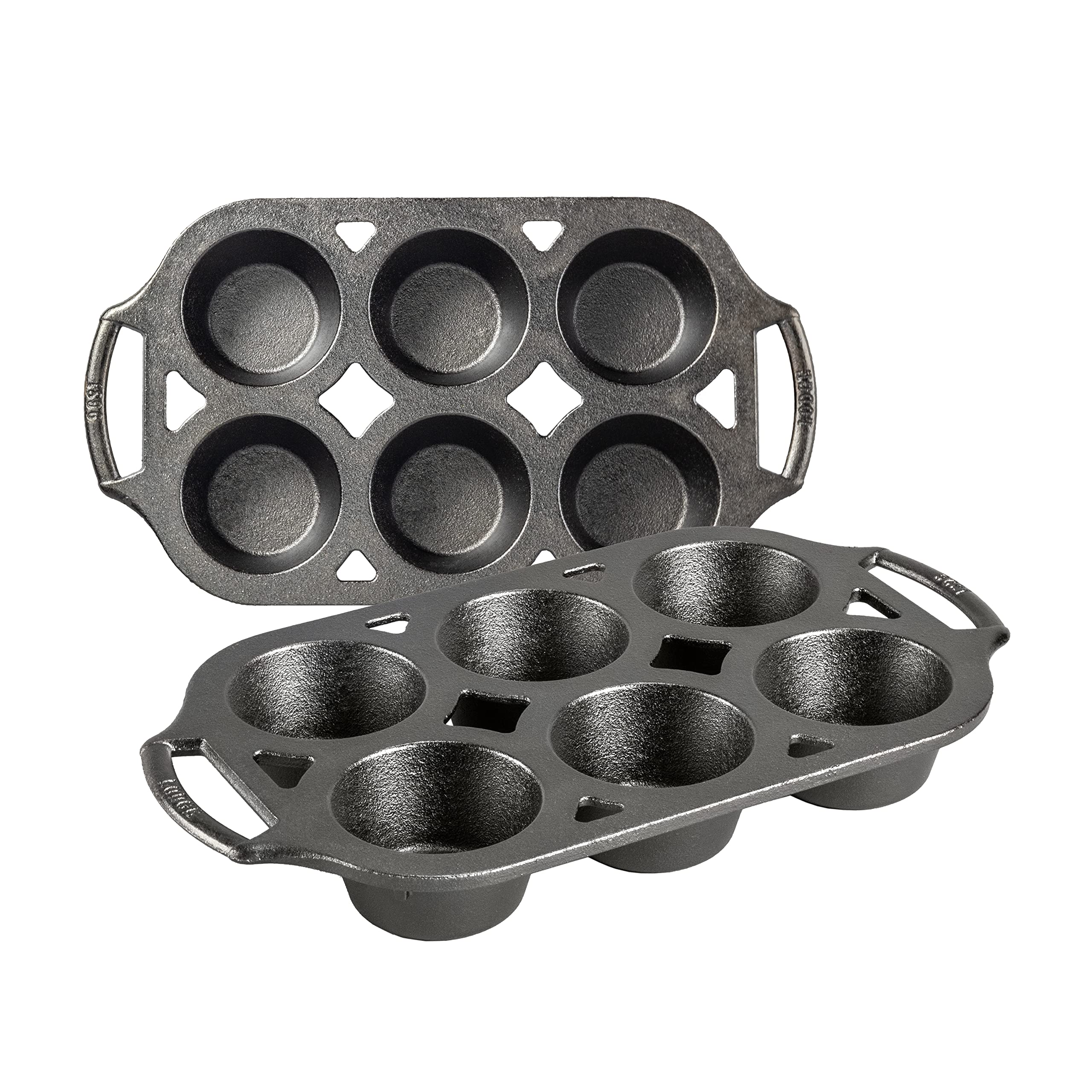 Photo 1 of Lodge Cast Iron 2 Piece Muffin Pan Set