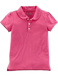OshKosh B'Gosh Girls' Short Sleeve Uniform Polo