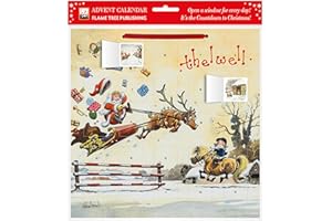 Norman Thelwell: Showjumping Santa Advent Calendar (with stickers)