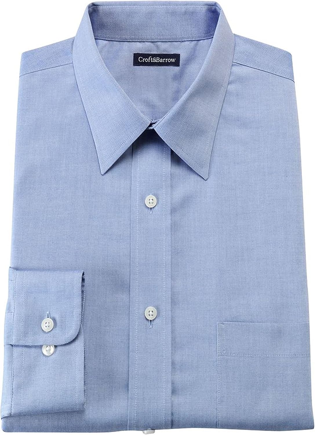 Croft & Barrow Men's ClassicFit No Iron Dress Shirt 100 Cotton (15 32