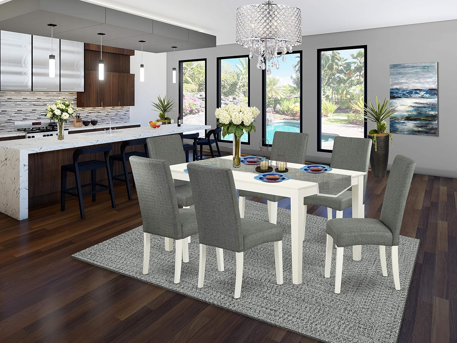 Best Kitchen Dining Table Set 7Pc