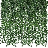 CEWOR 24 Pack 168ft Artificial Ivy Greenery