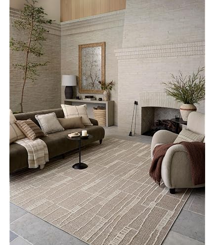 Amazon.com: Loloi Amber Lewis Bexley Mushroom/Natural 2'-7