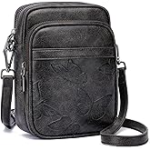 BELTANA Small Crossbody Bags for Women, Butterfly Vegan Leather Cell Phone Bag Trendy Wallet Purse with RFID Card Slots | Triple compartment, Adjustable strap, Smooth zipper, Gifts for women