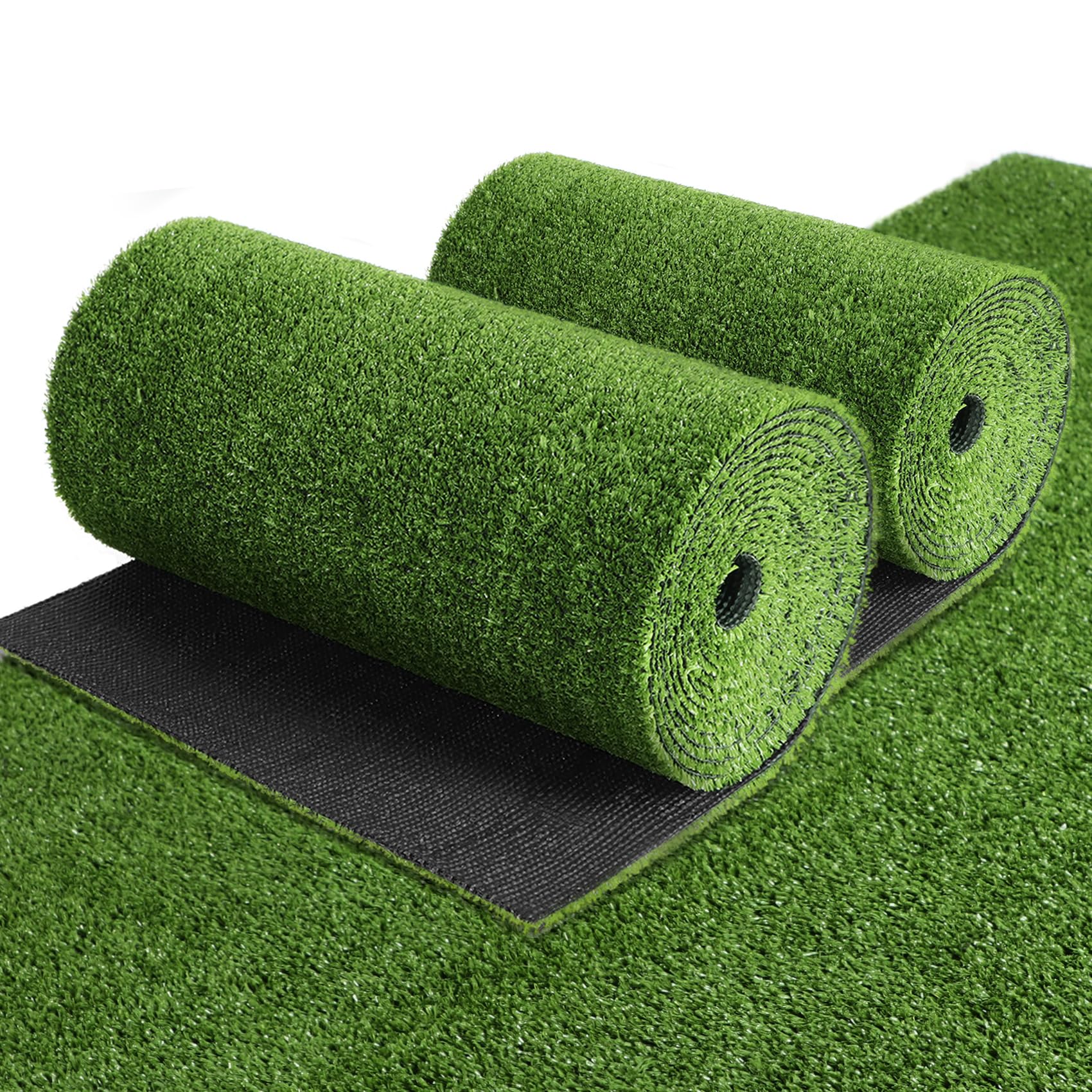 Photo 1 of XLX TURF Artificial Grass Outdoor Runner Rug - 3FT x 10FT Fake Grass Carpet Low Pile Turf for Balcony Dogs Kids Playground - Pets Friendly