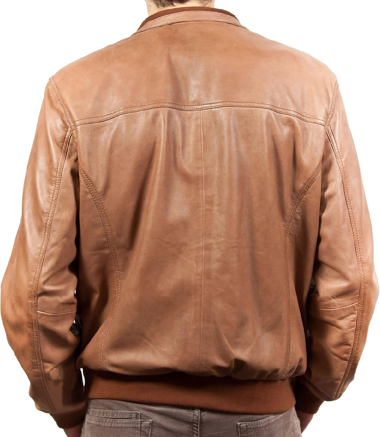 botas de avestruz color coñac