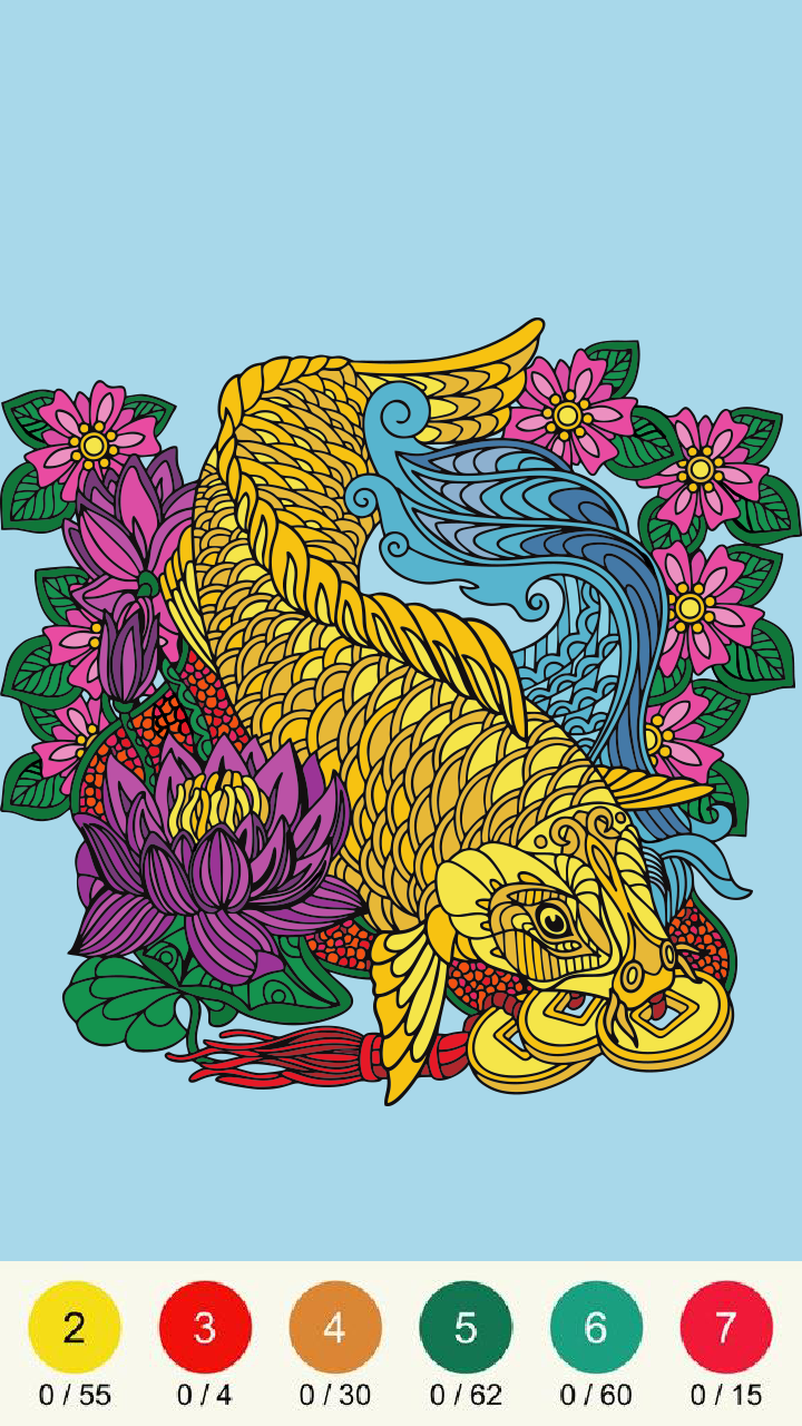 Paint by Number - Free Color by Number for Adults:Amazon.ca:Appstore