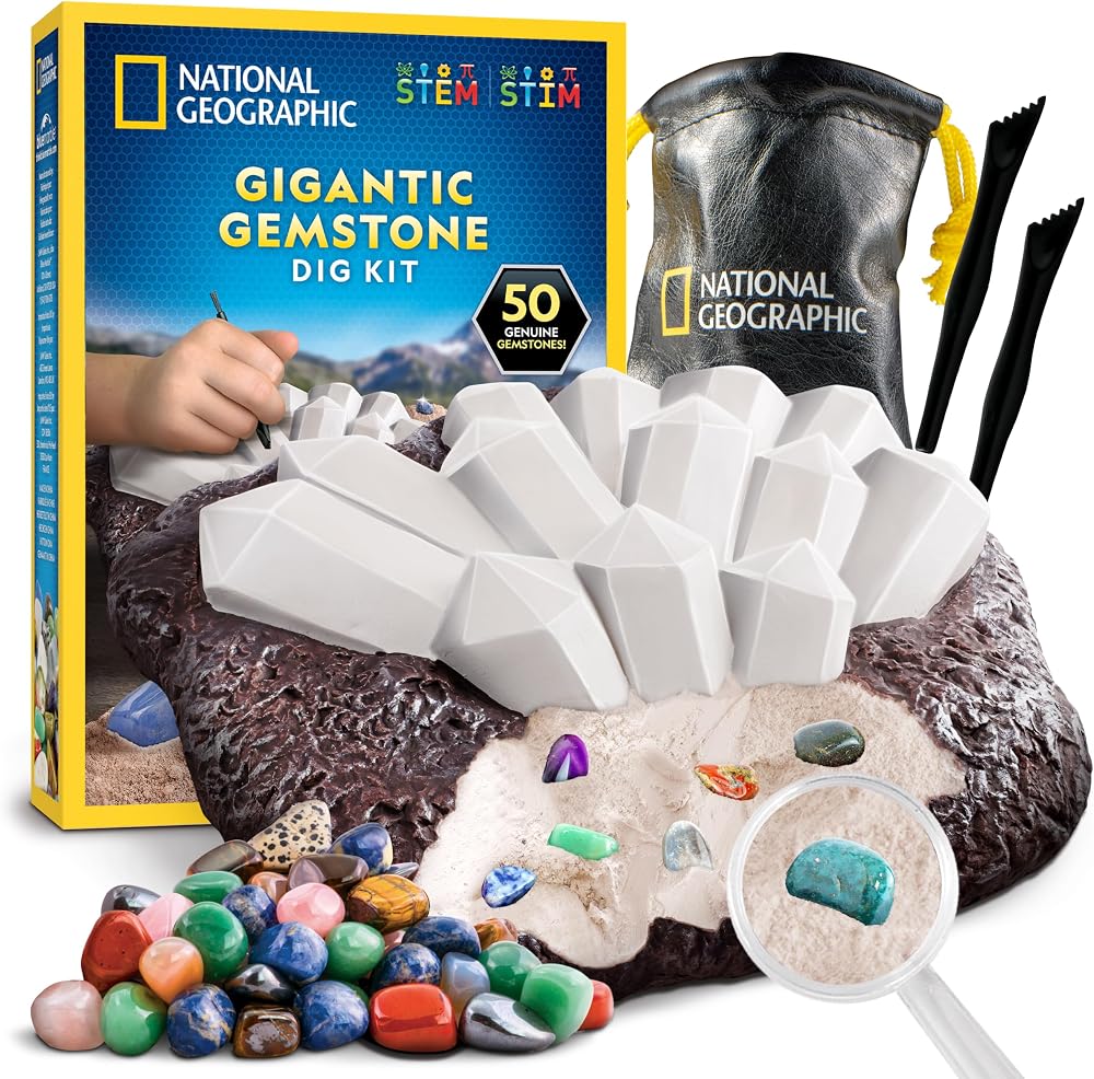 Blue Marble National Geographic Gigantic Gemstone Dig Kit