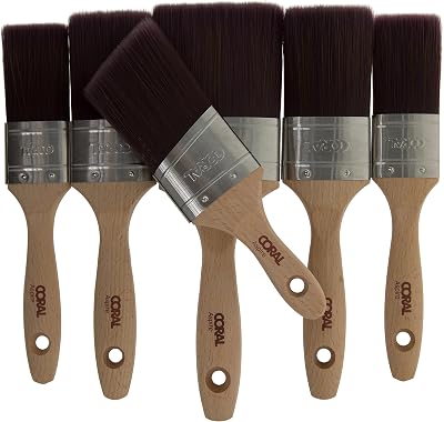 CORAL Coral 31749 Aspire 6 Piece Oval Paint Brush Set 1.5