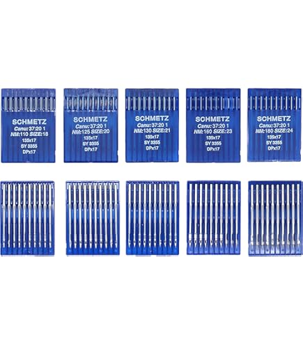 20 Aghi Organ 135X17 DPX17 Per Macchine Da Cucire Industriali – Punta A Sfera Media, Per Juki, Singer