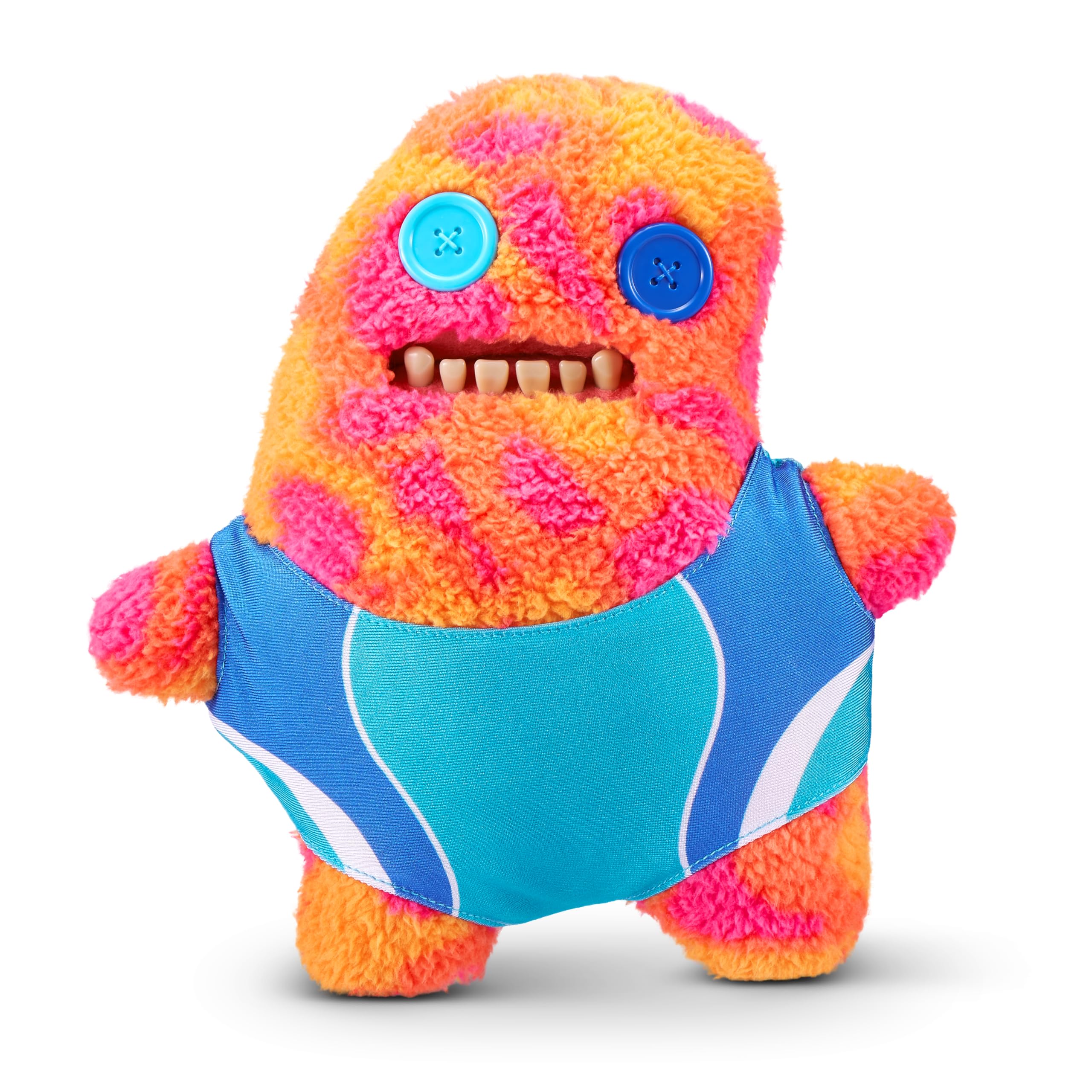Fuggler Vacay Vibes 9-inch by ZURU, Funny Ugly Monster Plush Toy, Soft Doll Plushies for Kids and Adults (Sir Splodge A Lot)