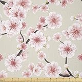 Ambesonne Asian Fabric by The Yard, Japanese