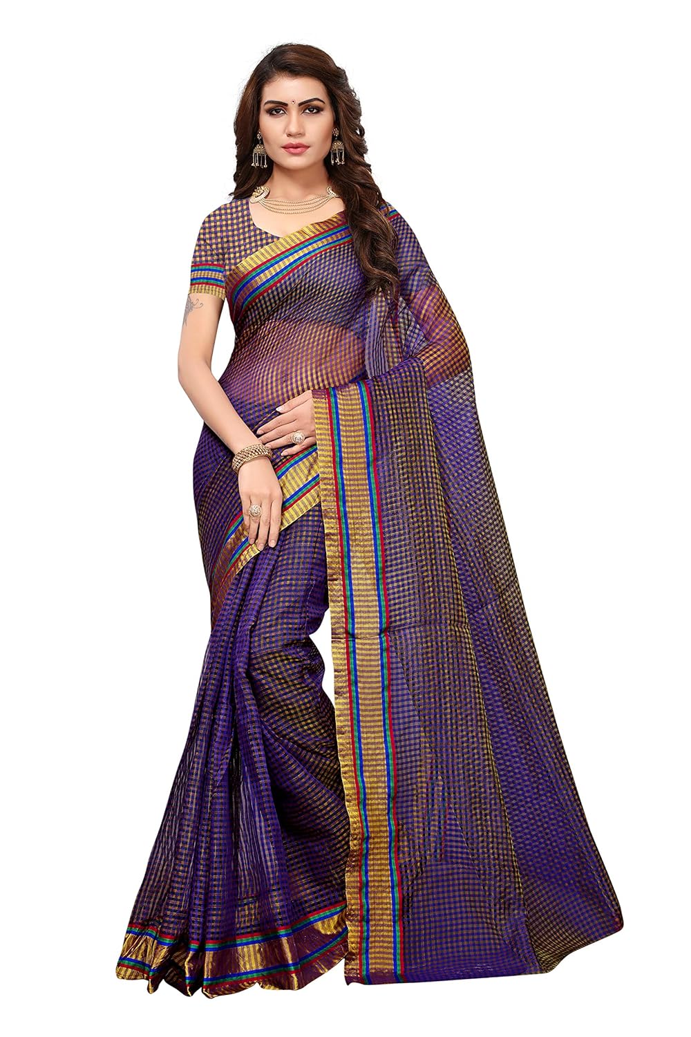 art decor sarees cotton saree with blouse piece